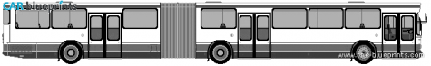 Mercedes-Benz O307G Bus blueprint