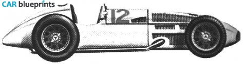 1939 Mercedes-Benz W163GP OW blueprint