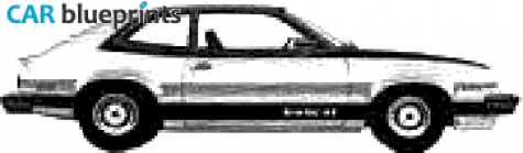 1980 Mercury Bobcat Runabout Sport Hatchback blueprint