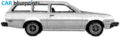 1979 Mercury Bobcat Station Wagon blueprint