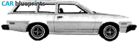 1980 Mercury Bobcat Station Wagon blueprint