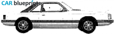 1980 Mercury Capri Sedan blueprint