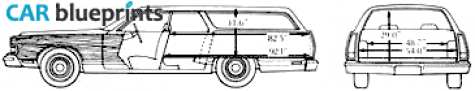 1974 Mercury Colony Wagon blueprint