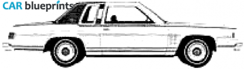 1980 Mercury Grand Marquis 2 door Sedan blueprint