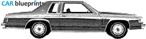 1980 Mercury Marquis 2 door Sedan blueprint