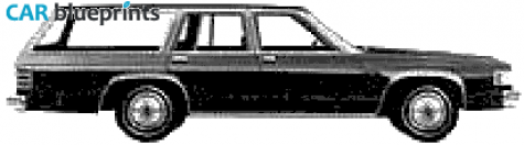 1979 Mercury Marquis Station Wagon blueprint