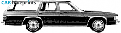 1980 Mercury Marquis Station Wagon blueprint