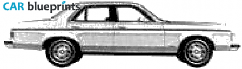 1979 Mercury Monarch ESS Sedan blueprint