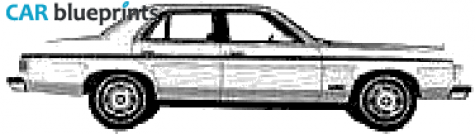 1980 Mercury Monarch ESS Sedan blueprint