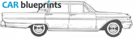 1961 Mercury Monterey Sedan blueprint