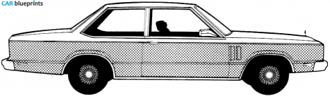 1980 Mercury Zephyr Sedan blueprint