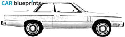 1980 Mercury Zephyr 2 door Sedan blueprint