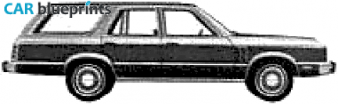 1979 Mercury Zephyr Wagon blueprint