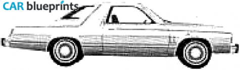 1980 Mercury Zephyr  Z 7 Sport Coupe blueprint