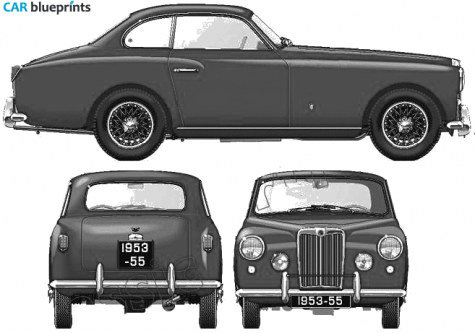 1953 MG Arnolt Coupe blueprint