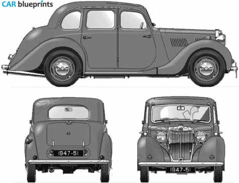 1947 MG Ya Sedan blueprint