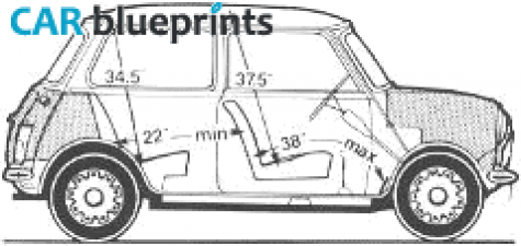 1989 Mini Mayfair Hatchback blueprint