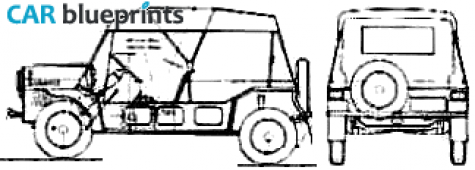 1964 Mini Moke Cabriolet blueprint