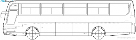 2007 Mitsubishi - Fuso Aero Queen Bus blueprint