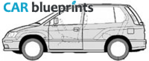 2000 Mitsubishi Spacerunner Hatchback blueprint