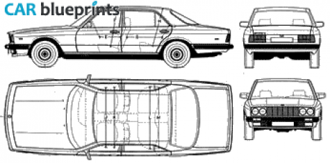 1982 Monteverdi Tiara Sedan blueprint