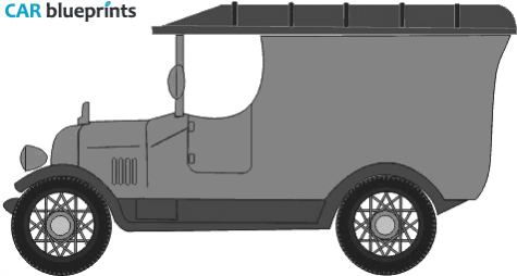 1926 Morris Bullnose Van blueprint