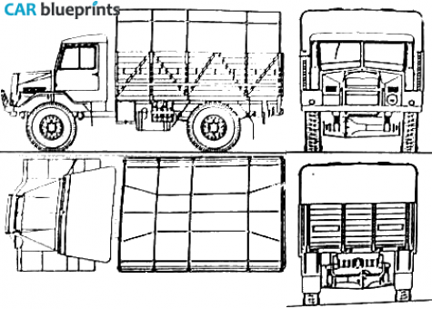 1940 Morris C9 Fwd Truck blueprint