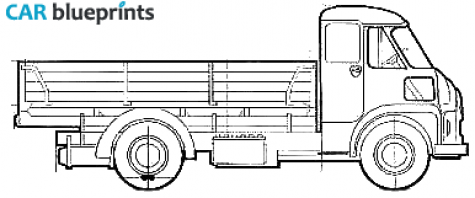 1962 Morris FG K30 Truck blueprint