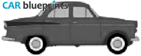 1958 Morris Major Sedan blueprint