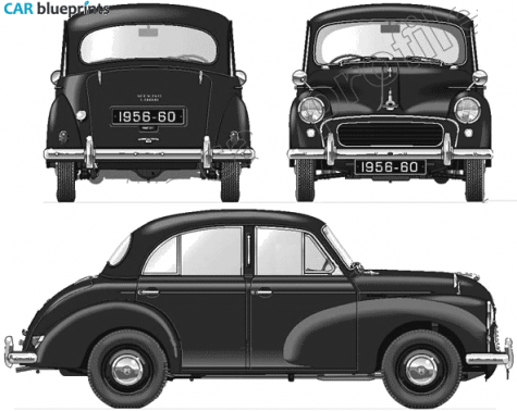 1956 Morris Minor 1000 Sedan blueprint