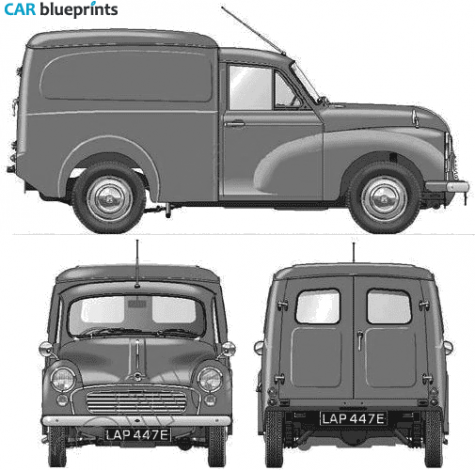 1967 Morris Minor 6CWT Van blueprint