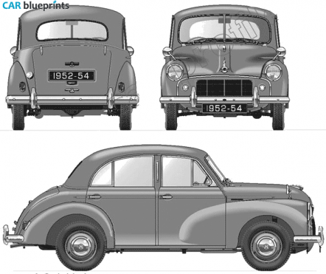 1952 Morris Minor S2 803 Sedan blueprint