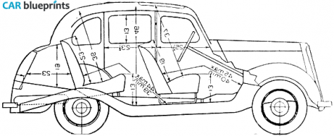 1946 Morris Ten Four Sedan blueprint