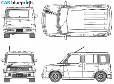 2005 Nissan Cube II S-tune Nismo SUV blueprint