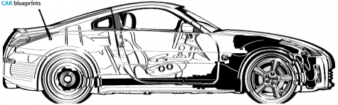 2005 Nissan 350 Z Coupe blueprint