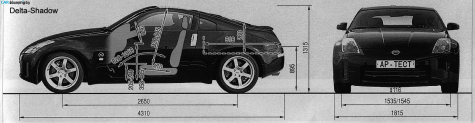 2004 Nissan 350 Z Coupe blueprint