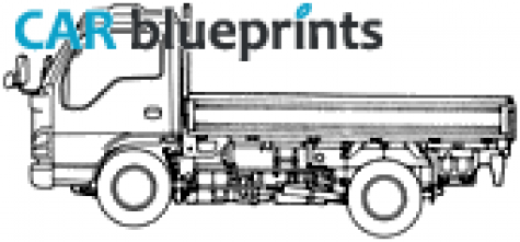 2006 Nissan Atlas I Truck blueprint