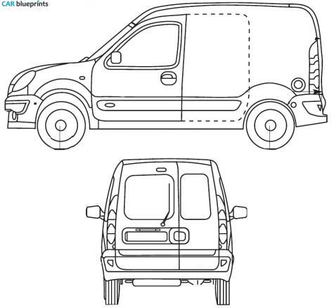 2005 Nissan Kubistar Pick-up blueprint