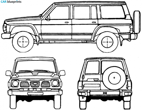 Nissan patrol drawings #8