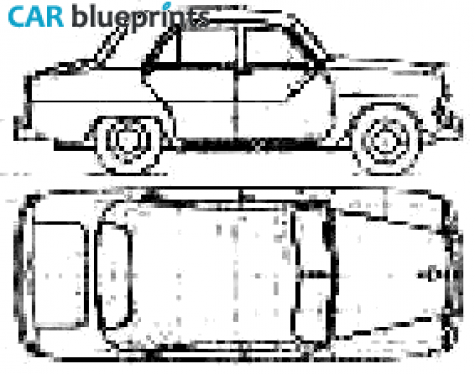 1956 Nissan Prince Skyline ALSI-1 Sedan blueprint