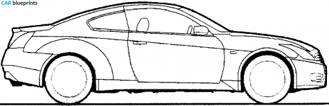 2009 Nissan Skyline V37 Coupe blueprint