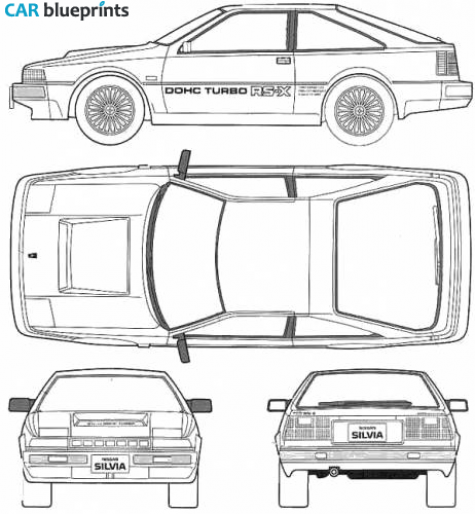 Nissan silvia blueprints #10