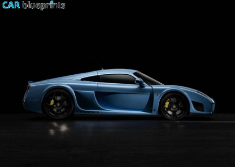 2009 Noble M600 Coupe blueprint