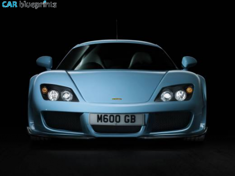 2009 Noble M600 Coupe blueprint