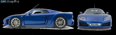 2011 Noble M15 Coupe blueprint