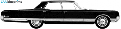 1965 Oldsmobile 98 Sedan blueprint