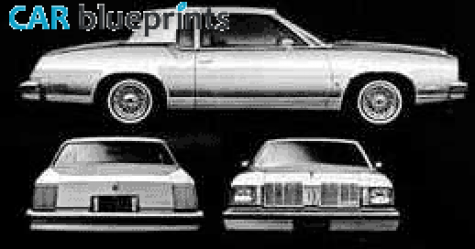 1979 Oldsmobile Cutlass Coupe blueprint