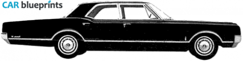 1965 Oldsmobile Dynamic 88 Celebrity Sedan blueprint