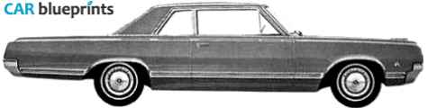 1965 Oldsmobile F85 V6 Sports Coupe blueprint