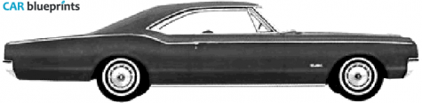 1965 Oldsmobile Jetstar 88 Holiday Coupe blueprint